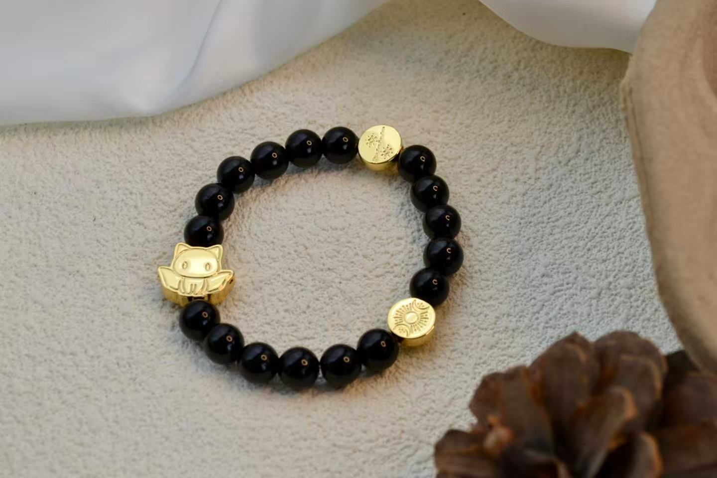 Obsidian · Courage & Protection — Gold Edition