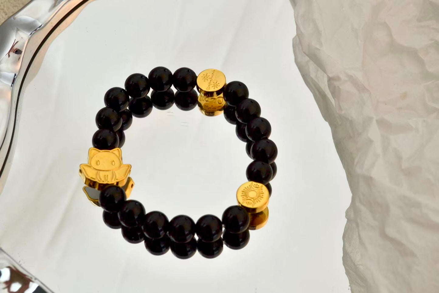 Obsidian · Courage & Protection — Gold Edition